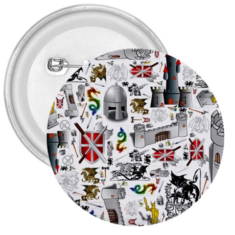 Medieval Mash Up 3  Button from ArtsNow.com Front