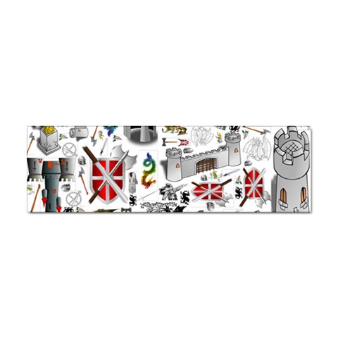Medieval Mash Up Bumper Sticker 10 Pack from ArtsNow.com Front