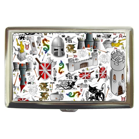 Medieval Mash Up Cigarette Money Case from ArtsNow.com Front