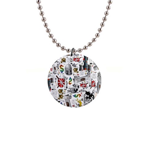 Medieval Mash Up Button Necklace from ArtsNow.com Front