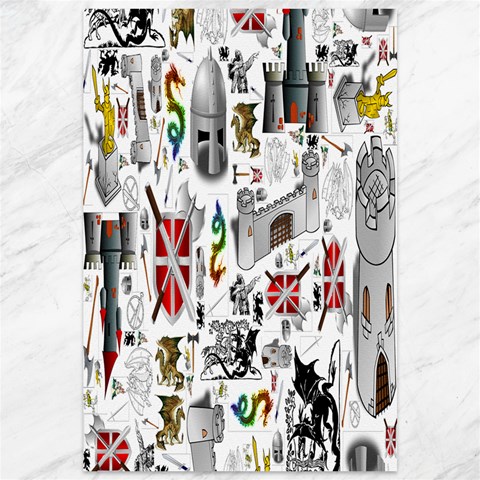 Medieval Mash Up Canvas 12  x 18  (Unframed) from ArtsNow.com 11.88 x17.36  Canvas - 1