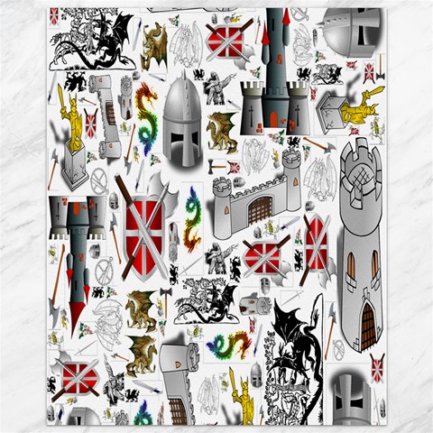 Medieval Mash Up Canvas 11  x 14  (Unframed) from ArtsNow.com 10.95 x13.48  Canvas - 1