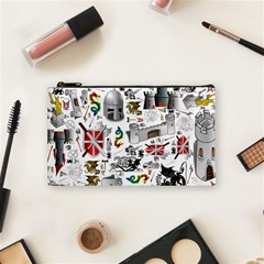 Medieval Mash Up Cosmetic Bag (Small) from ArtsNow.com Front