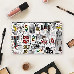 Medieval Mash Up Cosmetic Bag (Medium) from ArtsNow.com Back