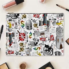 Medieval Mash Up Cosmetic Bag (XL) from ArtsNow.com Front
