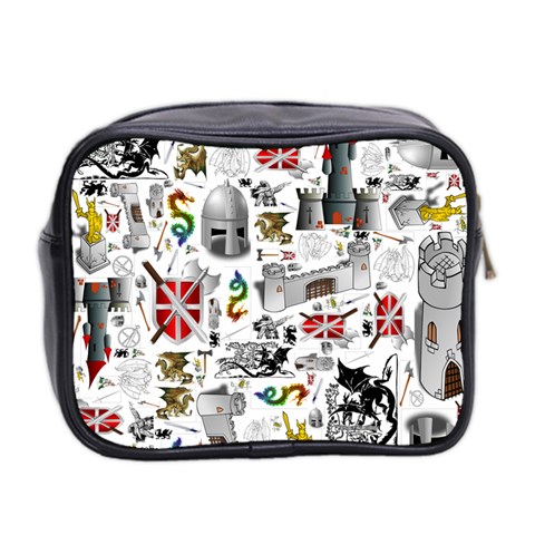 Medieval Mash Up Mini Travel Toiletry Bag (Two Sides) from ArtsNow.com Back