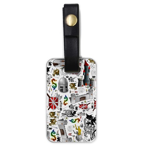 Medieval Mash Up Luggage Tag (One Side) from ArtsNow.com Front