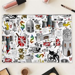 Medieval Mash Up Cosmetic Bag (XXL) from ArtsNow.com Front