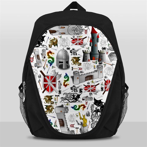Medieval Mash Up Backpack Bag from ArtsNow.com Front