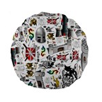 Medieval Mash Up 15  Premium Round Cushion 