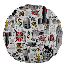 Medieval Mash Up 18  Premium Round Cushion  from ArtsNow.com Front