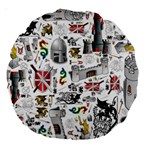 Medieval Mash Up 18  Premium Round Cushion 