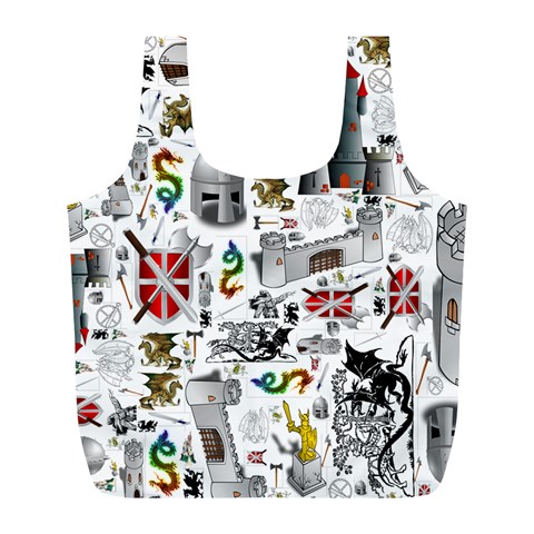 Medieval Mash Up Reusable Bag (L) from ArtsNow.com Front