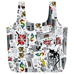 Medieval Mash Up Reusable Bag (XL) from ArtsNow.com Front