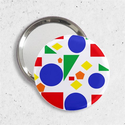 Random Geometrics Handbag Mirror (2.25 ) from ArtsNow.com Front