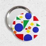 Random Geometrics Handbag Mirror (2.25 )