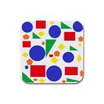 Random Geometrics Drink Coasters 4 Pack (Square)