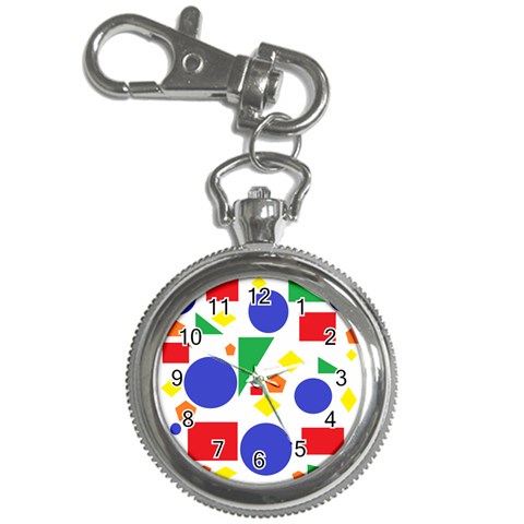 Random Geometrics Key Chain Watch from ArtsNow.com Front