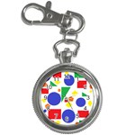 Random Geometrics Key Chain Watch