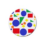 Random Geometrics Drink Coaster (Round)