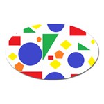 Random Geometrics Magnet (Oval)