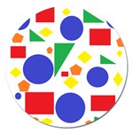 Random Geometrics Magnet 5  (Round)