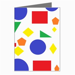 Random Geometrics Greeting Card from ArtsNow.com Left