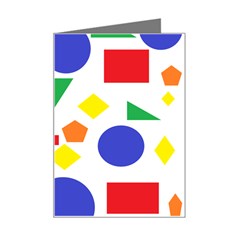 Random Geometrics Mini Greeting Card from ArtsNow.com Left