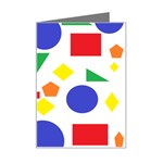 Random Geometrics Mini Greeting Card