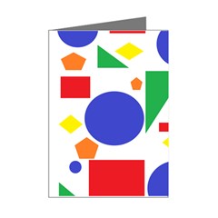 Random Geometrics Mini Greeting Card (8 Pack) from ArtsNow.com Right