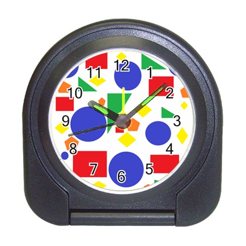Random Geometrics Desk Alarm Clock from ArtsNow.com Front