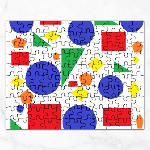 Random Geometrics Jigsaw Puzzle (Rectangle) from ArtsNow.com Front