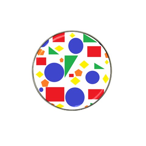 Random Geometrics Golf Ball Marker 10 Pack (for Hat Clip) from ArtsNow.com Front