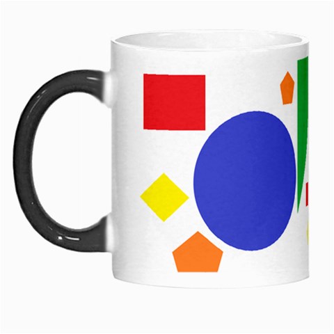 Random Geometrics Morph Mug from ArtsNow.com Left