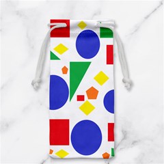 Random Geometrics Jewelry Bag from ArtsNow.com Back