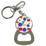 Random Geometrics Bottle Opener Key Chain