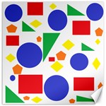 Random Geometrics Canvas 16  x 16  (Unframed)