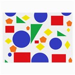 Random Geometrics Glasses Cloth (Large)