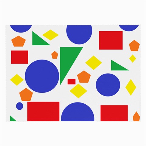 Random Geometrics Glasses Cloth (Large, Two Sided) from ArtsNow.com Front