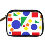 Random Geometrics Digital Camera Leather Case