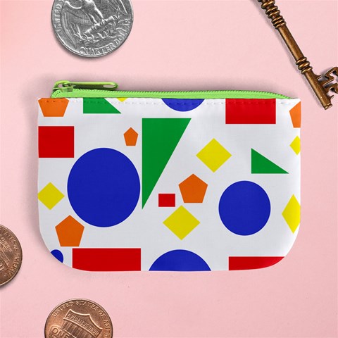 Random Geometrics Coin Change Purse from ArtsNow.com Front