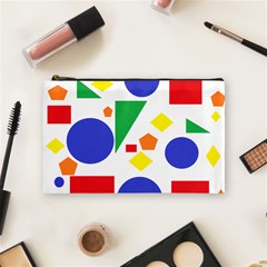 Random Geometrics Cosmetic Bag (Medium) from ArtsNow.com Front