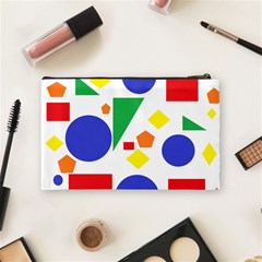 Random Geometrics Cosmetic Bag (Medium) from ArtsNow.com Back