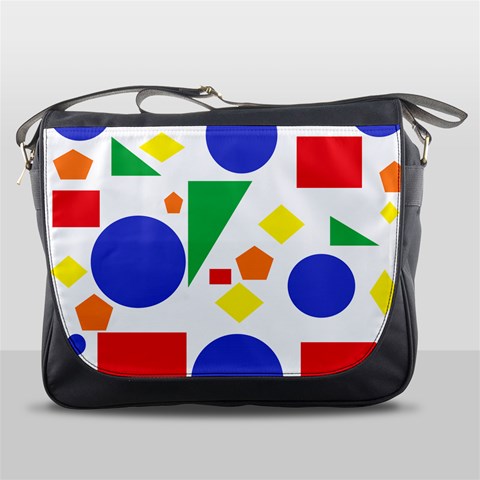 Random Geometrics Messenger Bag from ArtsNow.com Front