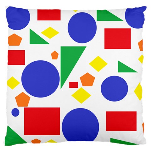 Random Geometrics Large Cushion Case (Single Sided)  from ArtsNow.com Front