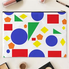 Random Geometrics Cosmetic Bag (XXXL) from ArtsNow.com Back