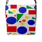 Random Geometrics Flap Closure Messenger Bag (Large)