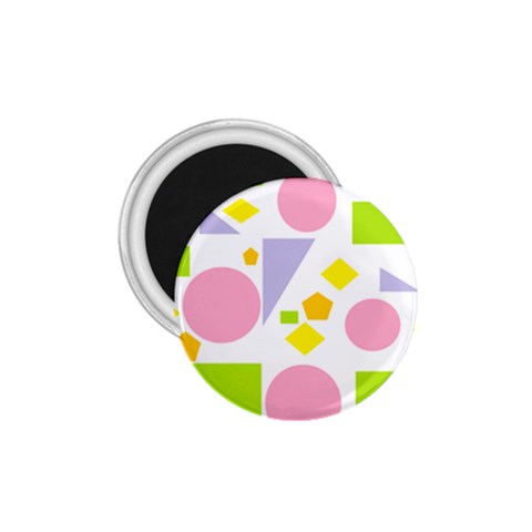 Spring Geometrics 1.75  Button Magnet from ArtsNow.com Front