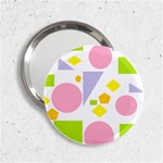 Spring Geometrics Handbag Mirror (2.25 )