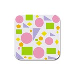 Spring Geometrics Drink Coasters 4 Pack (Square)